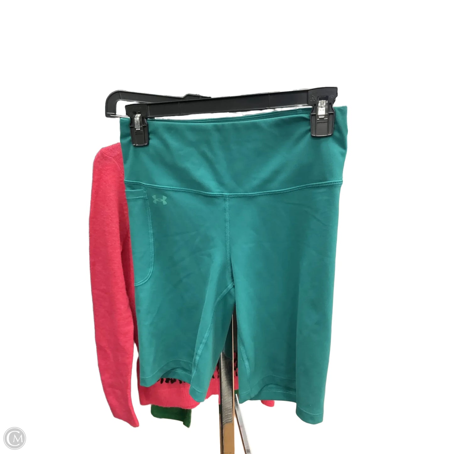 Athletic Shorts By Under Armour In Green, Size: M