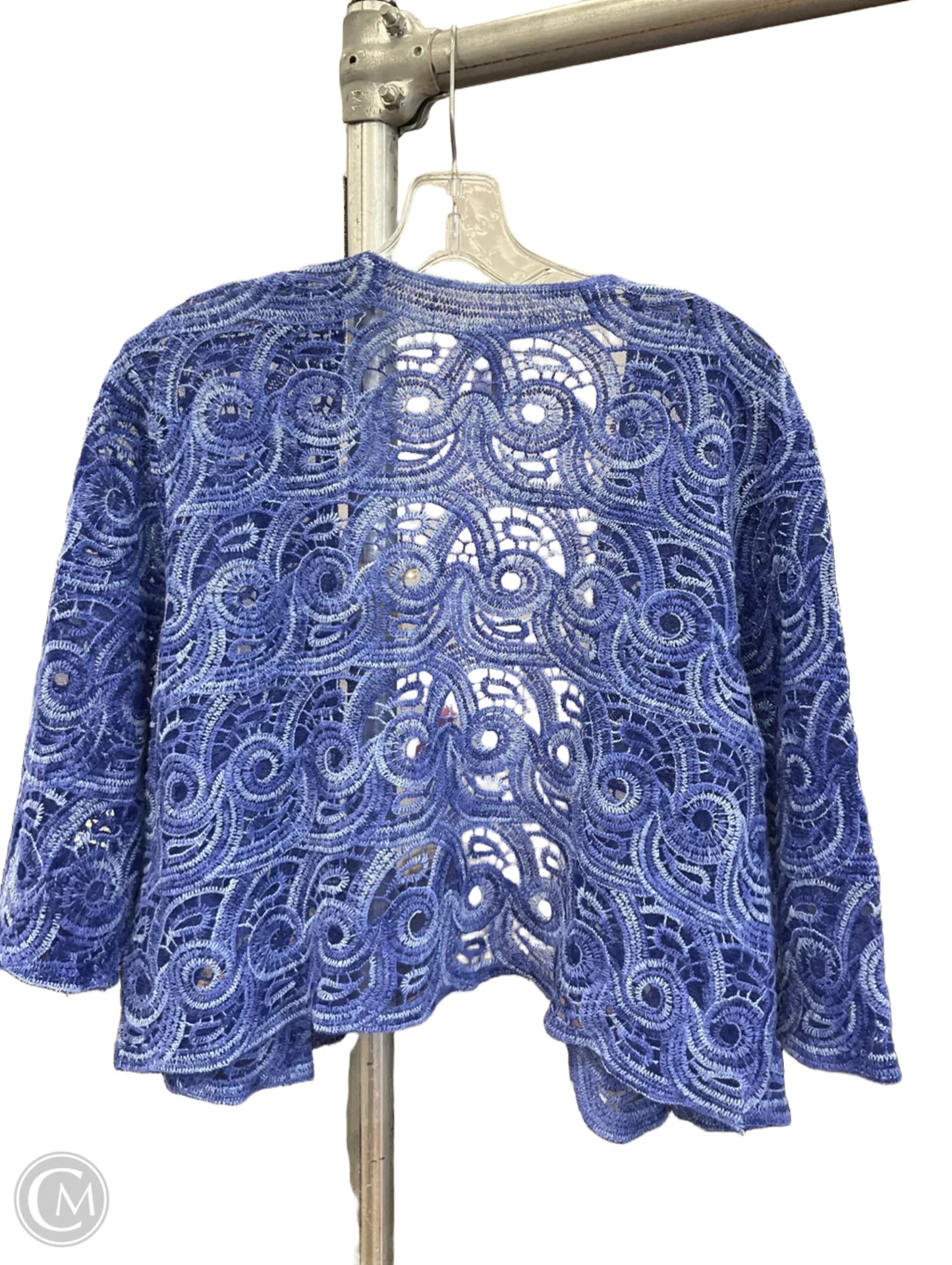 Cardigan By Chicos In Blue, Size: Xl