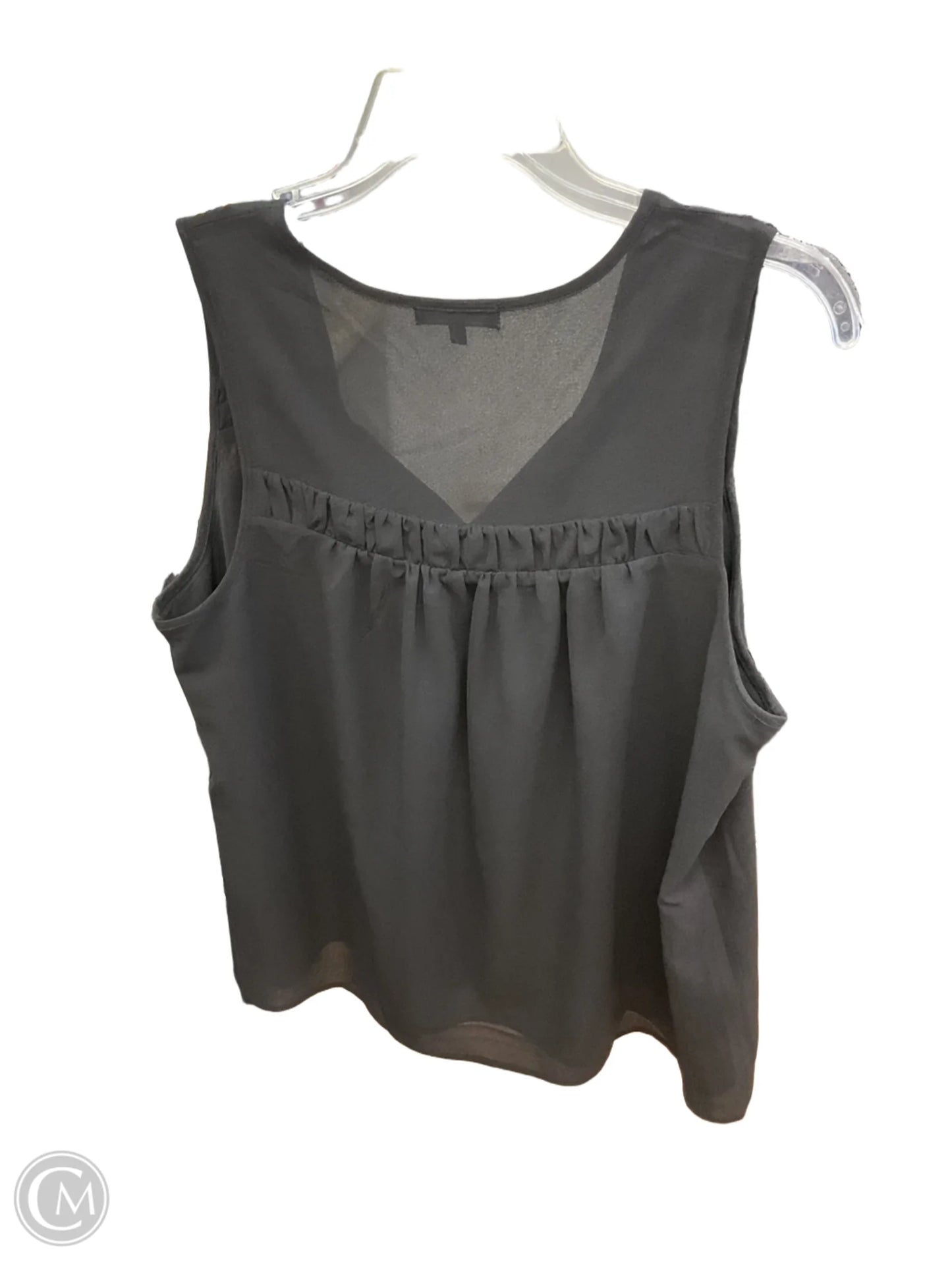 Top Sleeveless By Pleione In Black, Size: L