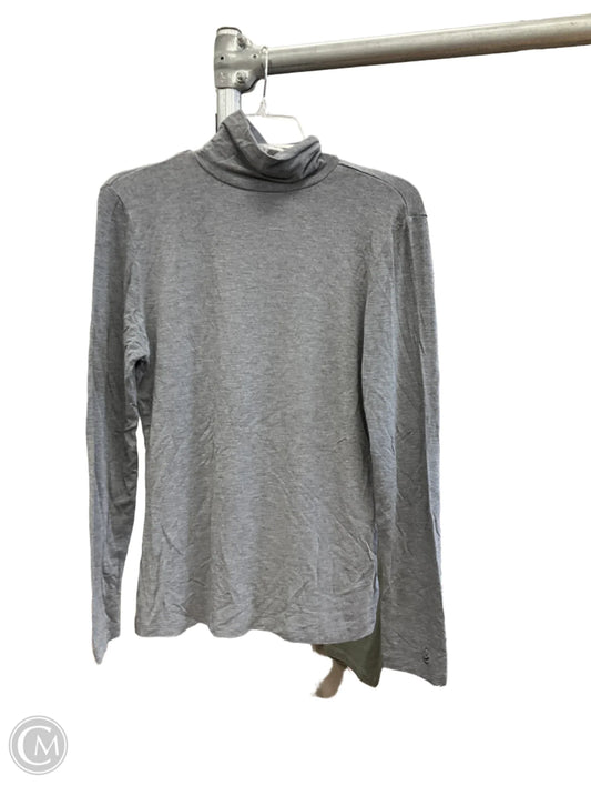 Top Long Sleeve By Cuddl Duds In Grey, Size: L