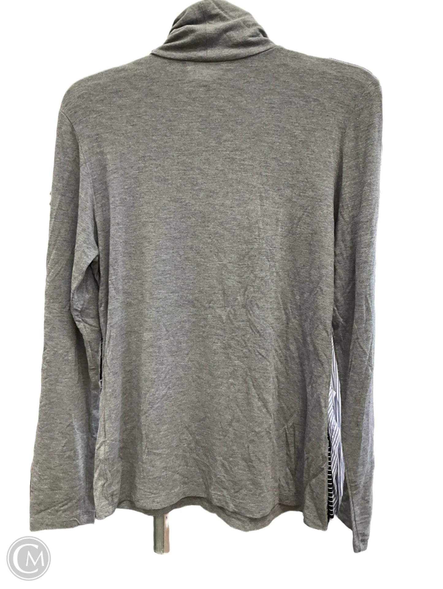 Top Long Sleeve By Cuddl Duds In Grey, Size: L