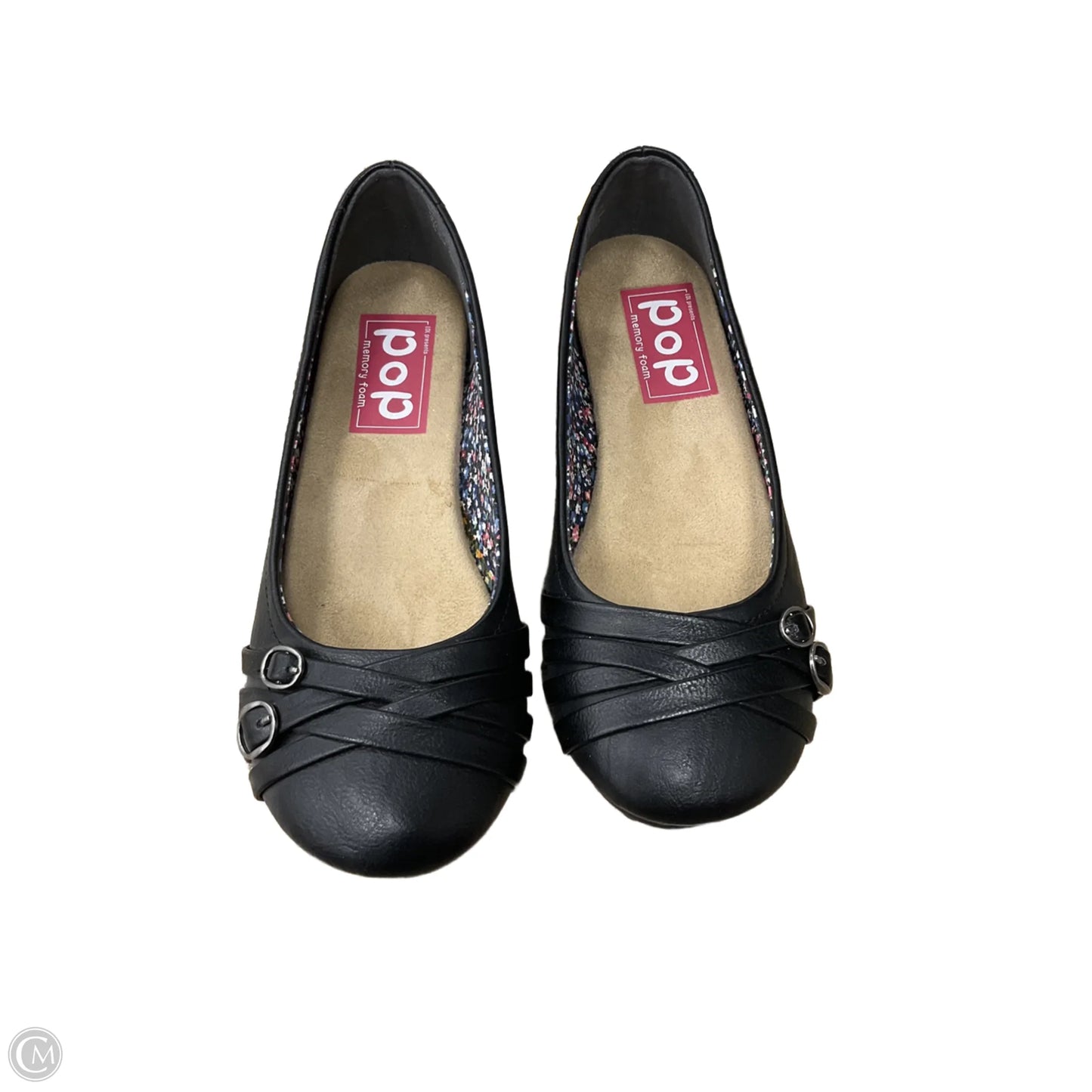 Shoes Flats By Clothes Mentor In Black, Size: 6.5