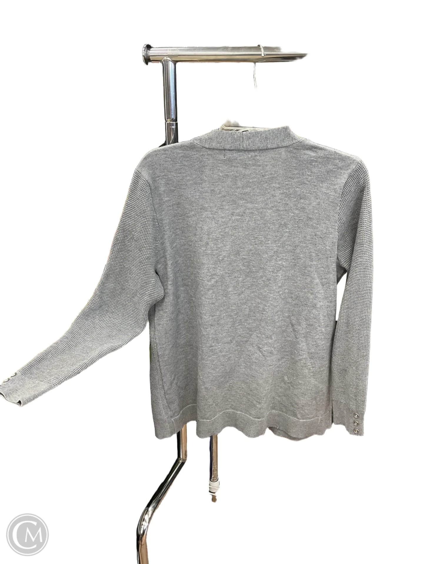 Cardigan By Clothes Mentor In Grey, Size: M