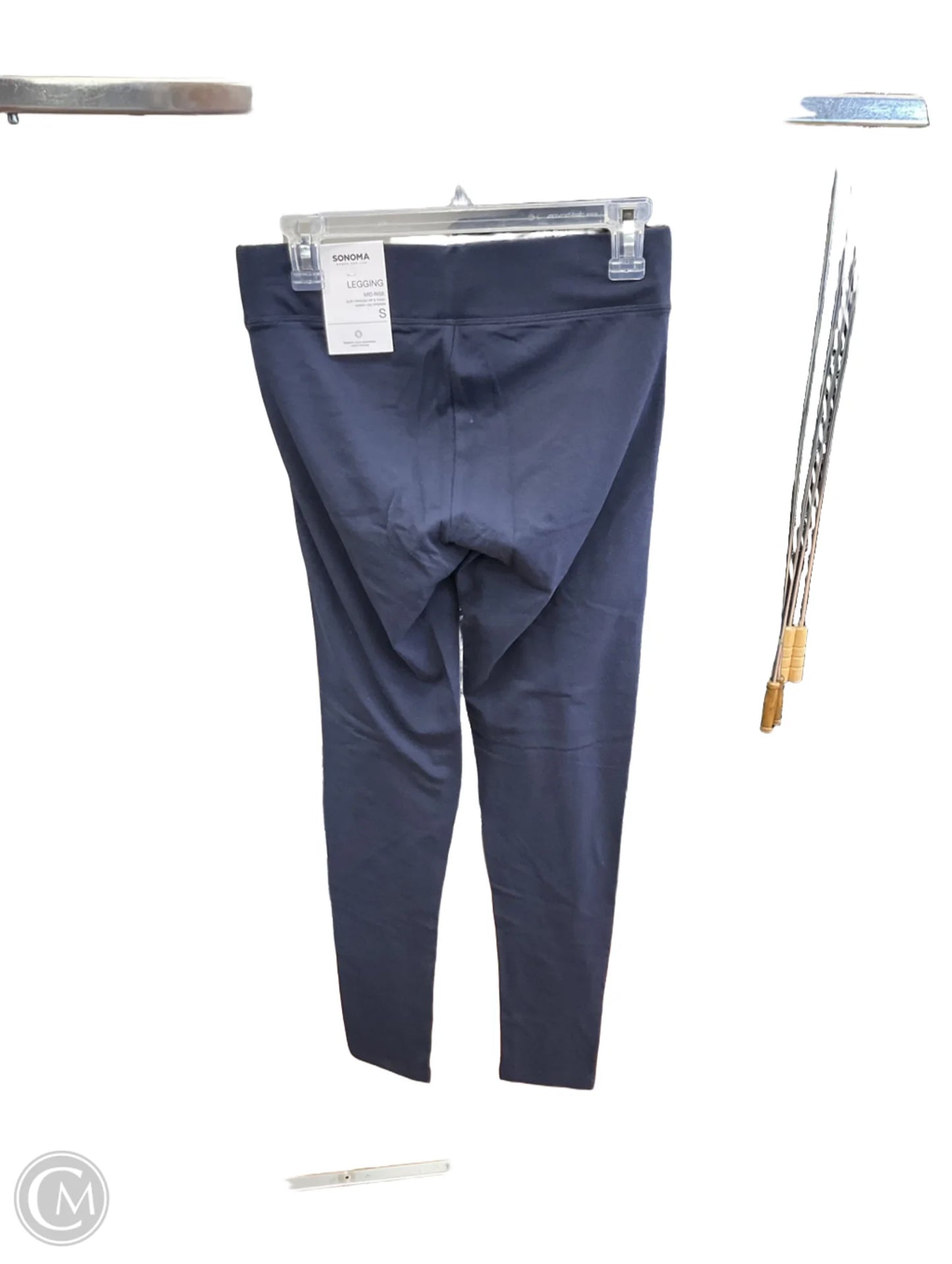 Athletic Leggings By Sonoma In Navy, Size: S