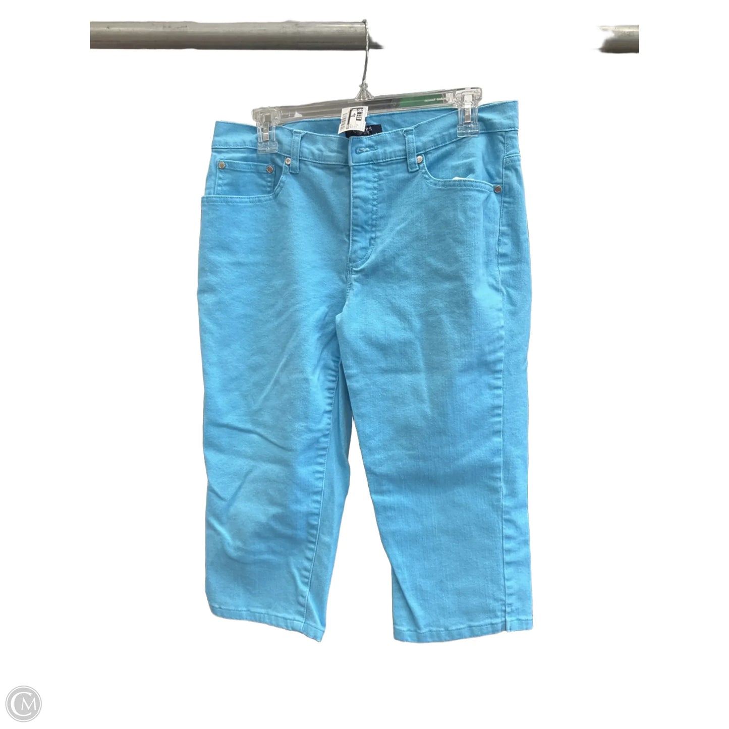 Capris By Chaps In Blue, Size: 12