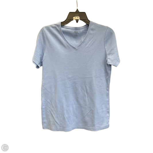 Top Short Sleeve Basic By Falls Creek In Blue, Size: M