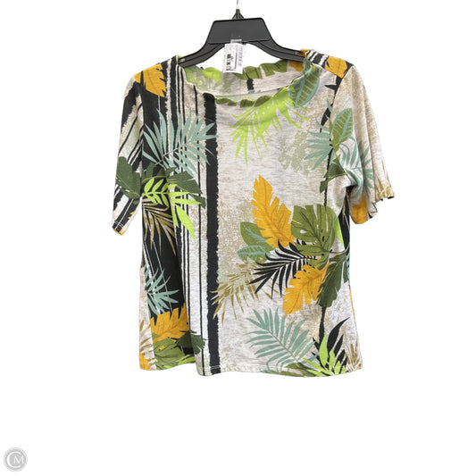 Top Short Sleeve By East 5th In Floral Print, Size: Mp