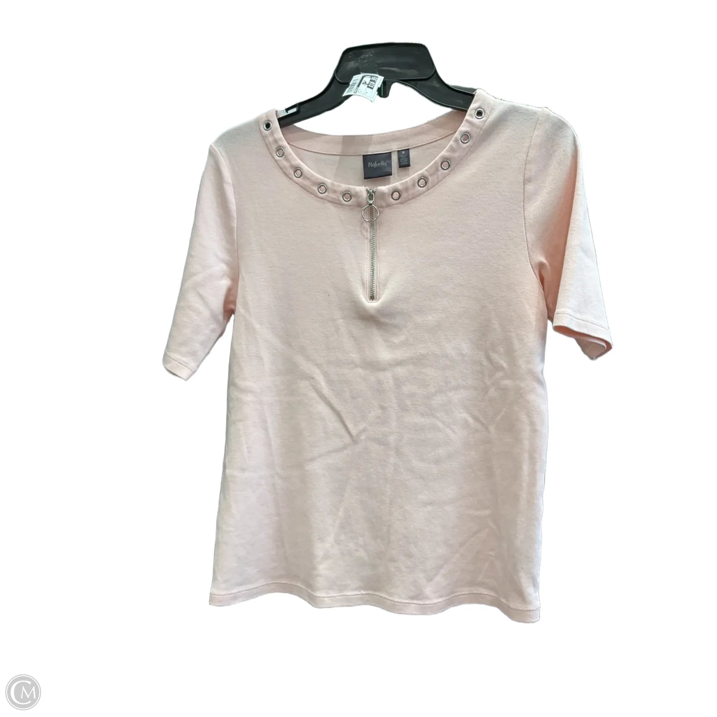 Top Short Sleeve By Rafaella In Pink, Size: M