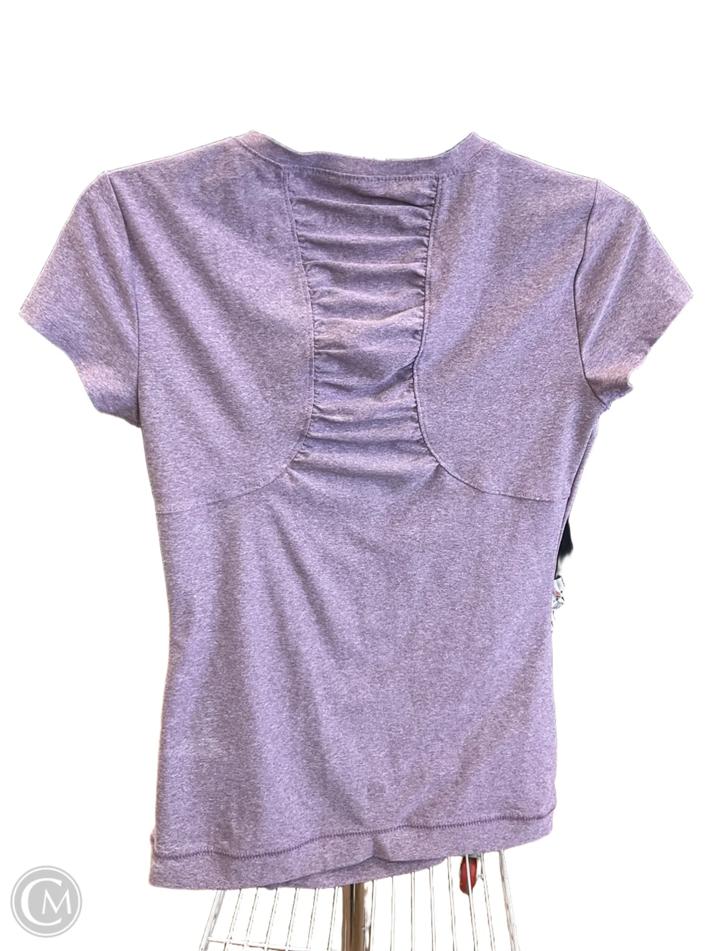 Athletic Top Short Sleeve By 90 Degrees By Reflex In Purple, Size: Xs