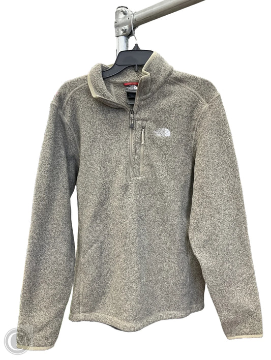 Athletic Sweatshirt Collar By The North Face In Beige, Size: M