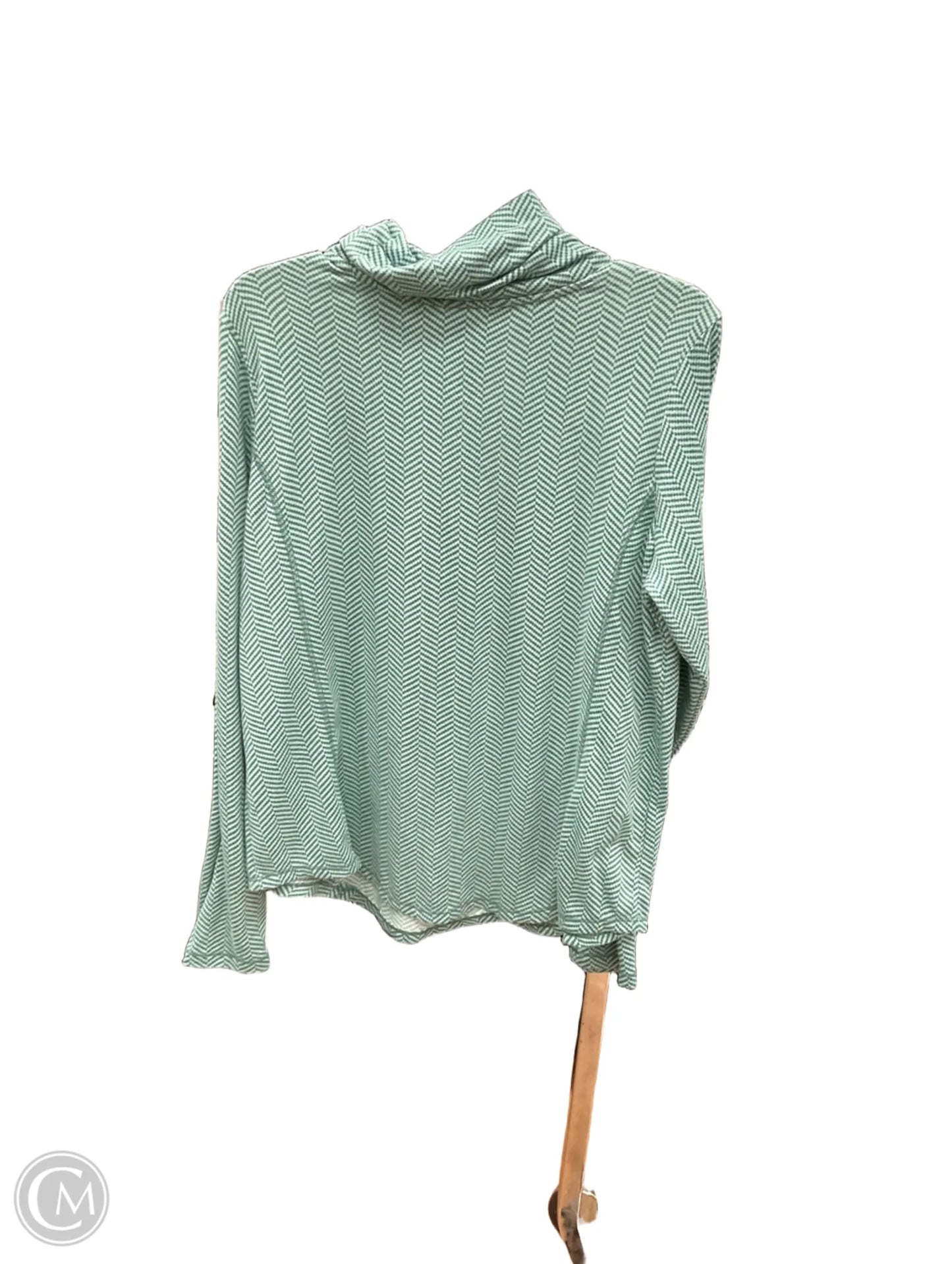 Top Long Sleeve By St Johns Bay In Blue, Size: L