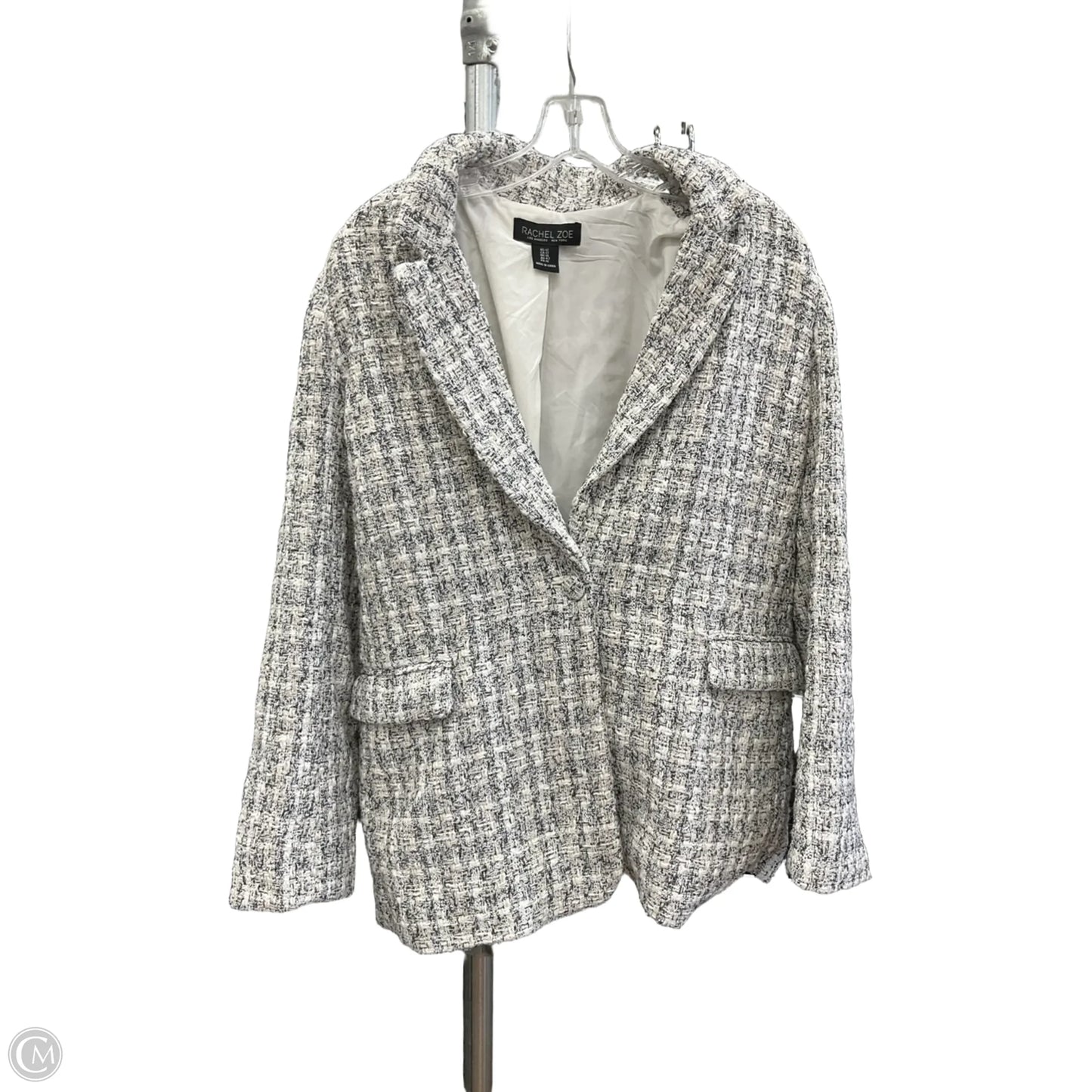 Blazer By Rachel Zoe In Plaid Pattern, Size: 12