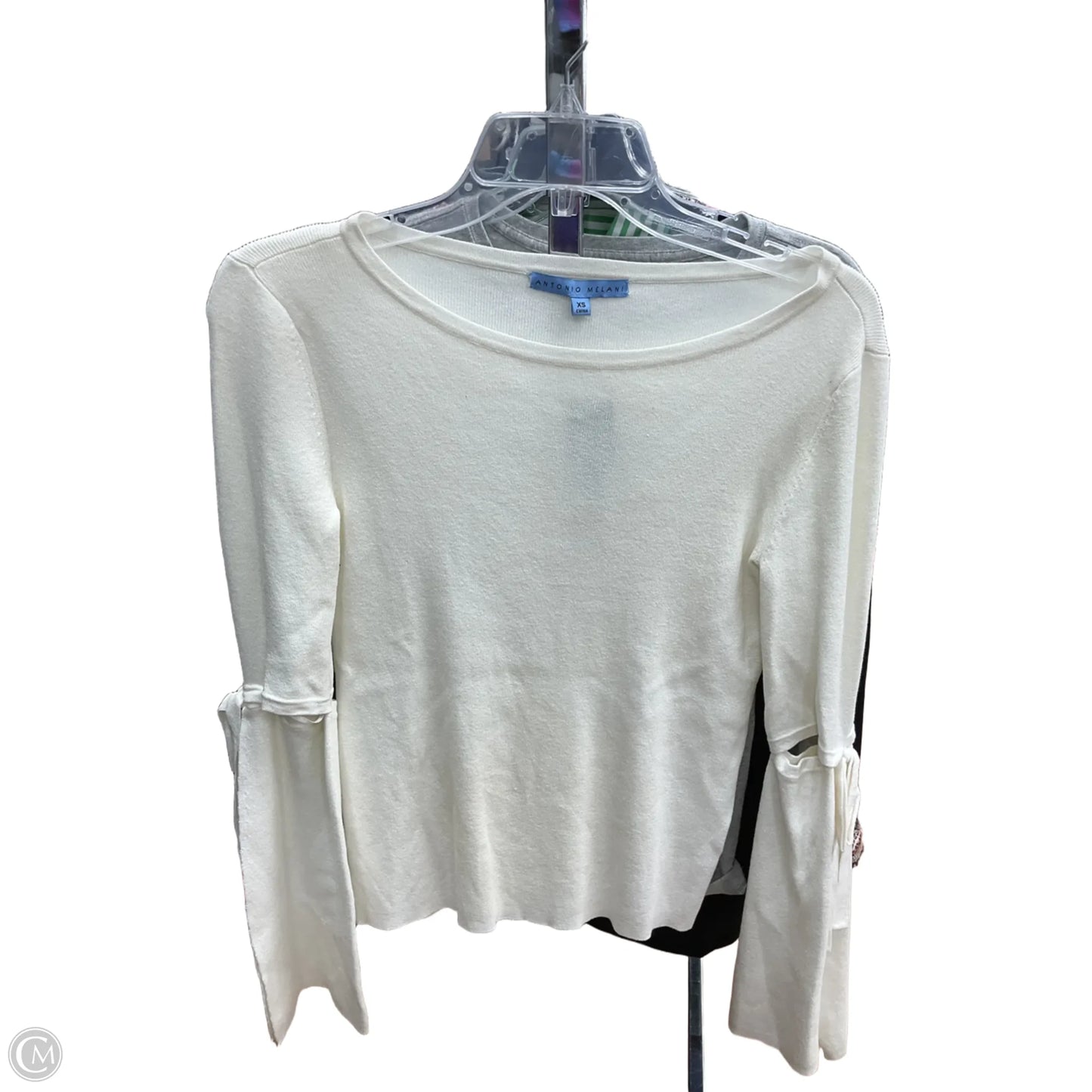 Top Long Sleeve By Antonio Melani In White, Size: Xs