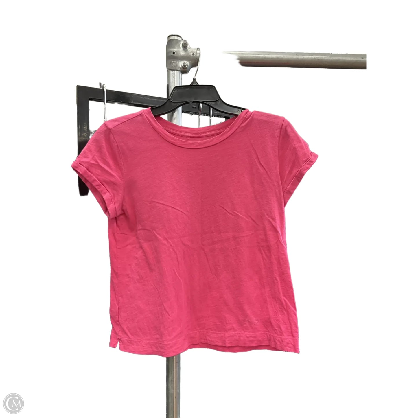 Top Short Sleeve Basic By Loft In Pink, Size: S