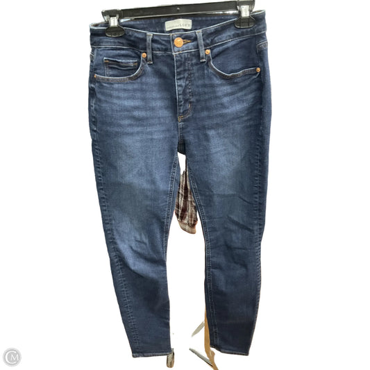 Jeans Skinny By Loft In Blue Denim, Size: 2