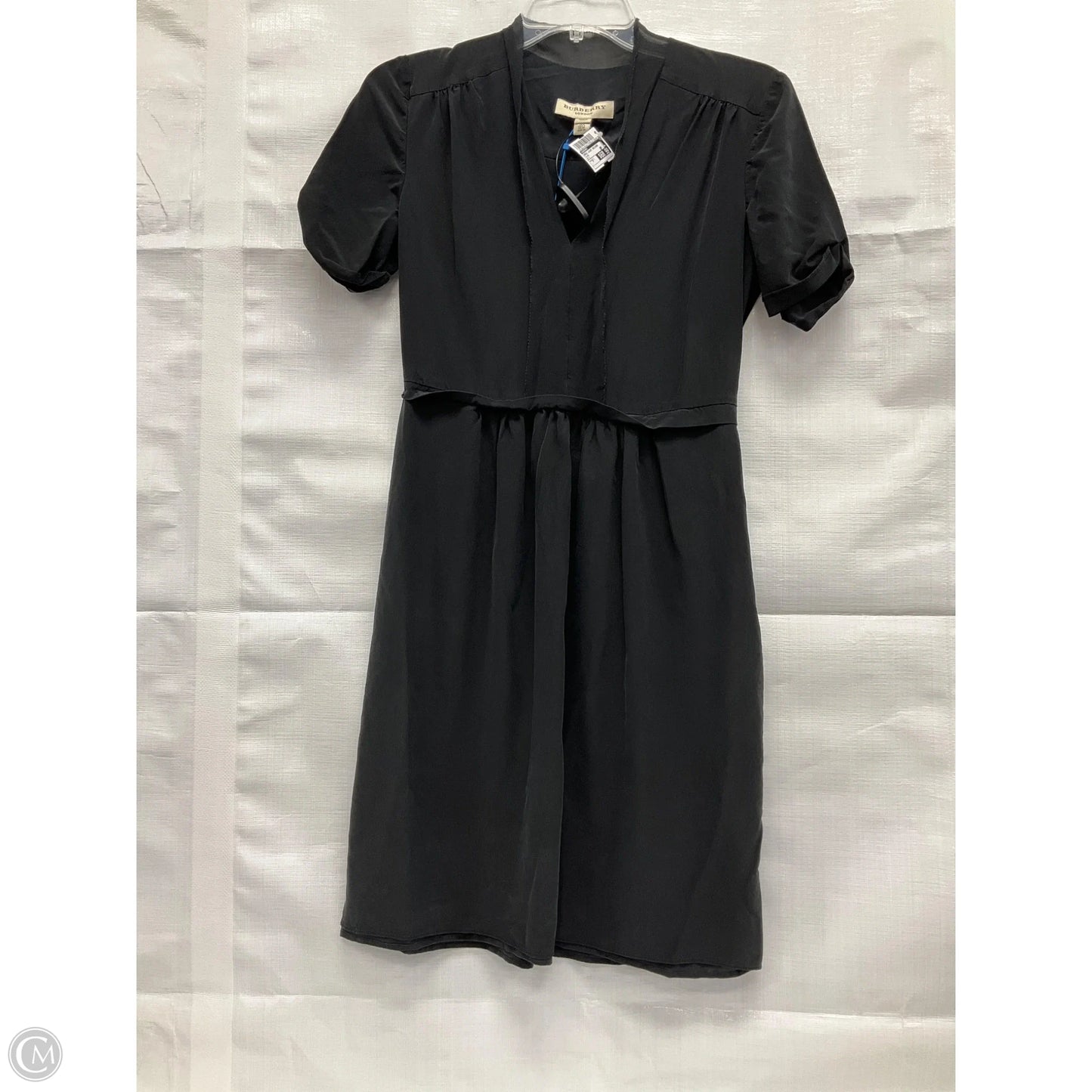 Dress Luxury Designer By Burberry In Black, Size: 6