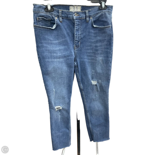 Jeans Straight By We The Free In Blue Denim, Size: 12