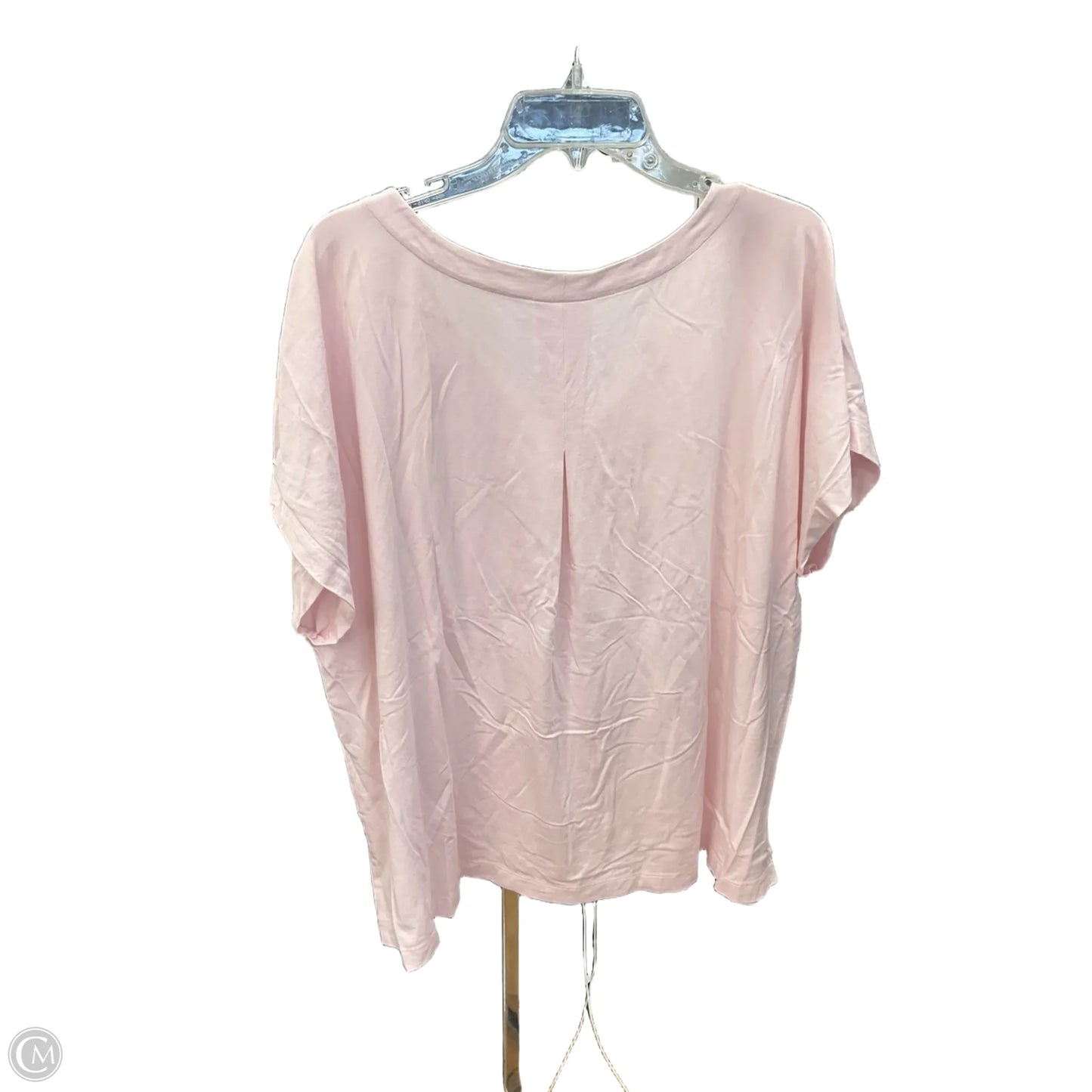 Top Short Sleeve By J. Jill In Pink, Size: 2x