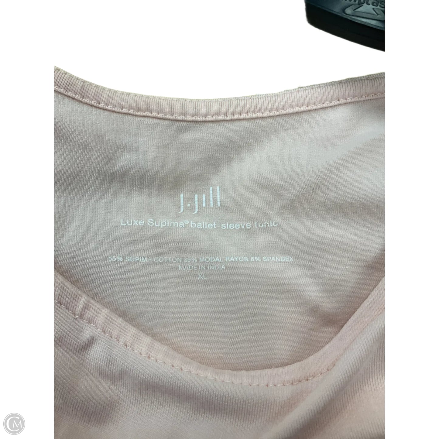 Top Short Sleeve By J. Jill In Peach, Size: Xl