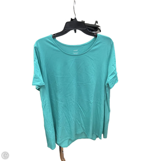 Top Short Sleeve By J. Jill In Blue, Size: Xl