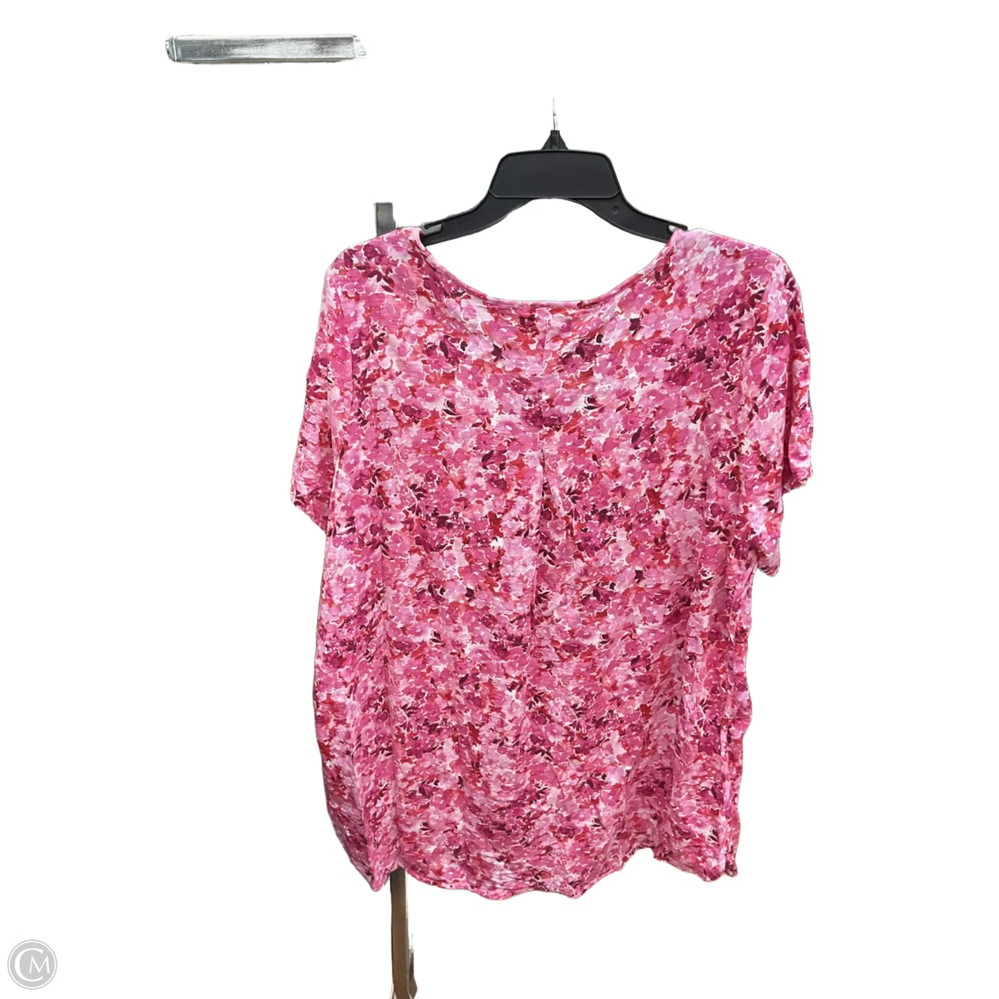 Top Short Sleeve By J. Jill In Floral Print, Size: Xl