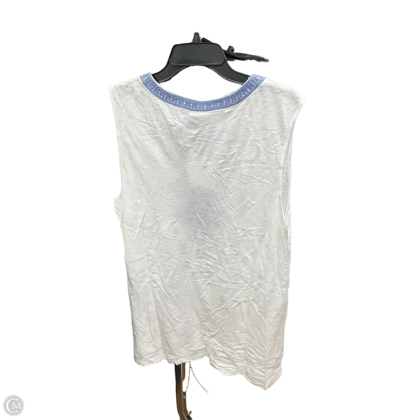 Top Sleeveless By J. Jill In White, Size: 2x