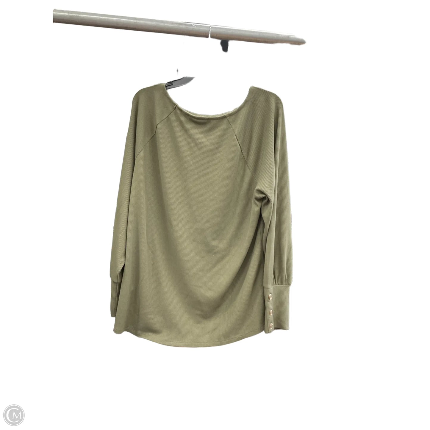 Top Long Sleeve By Clothes Mentor In Green, Size: Xl