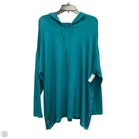 Top 3/4 Sleeve By Clothes Mentor In Blue, Size: 1x