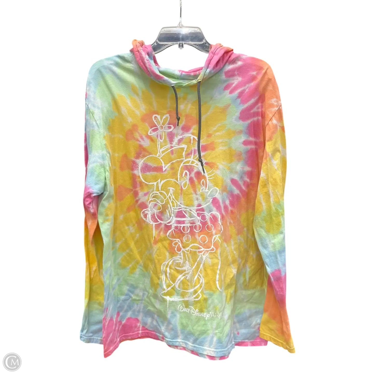 Top Long Sleeve By Clothes Mentor In Tie Dye Print, Size: Xl