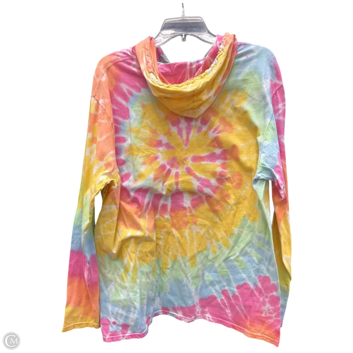 Top Long Sleeve By Clothes Mentor In Tie Dye Print, Size: Xl