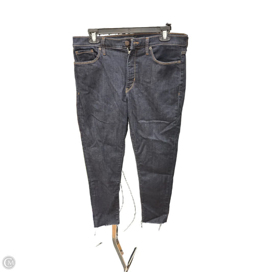 Jeans Skinny By Banana Republic In Blue Denim, Size: 12