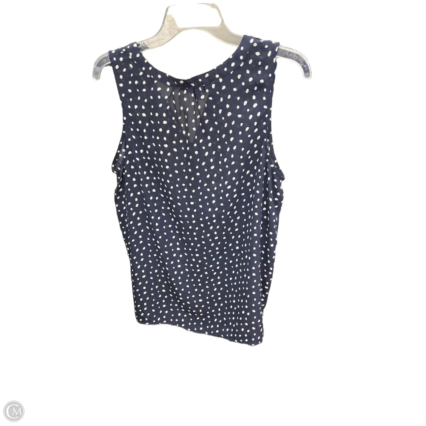 Top Sleeveless By 41 Hawthorn In Polkadot Pattern, Size: L