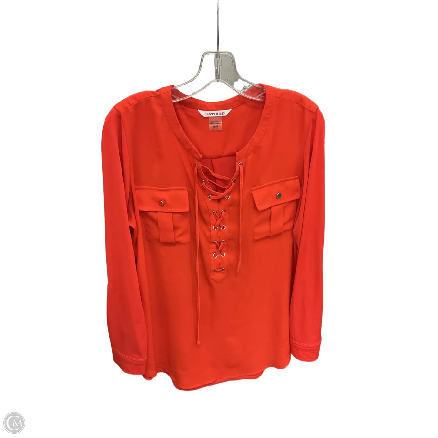 Top Long Sleeve By Nygard Peter In Red, Size: M