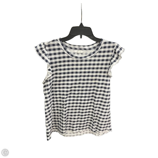 Top Sleeveless By Maurices In Checkered Pattern, Size: L