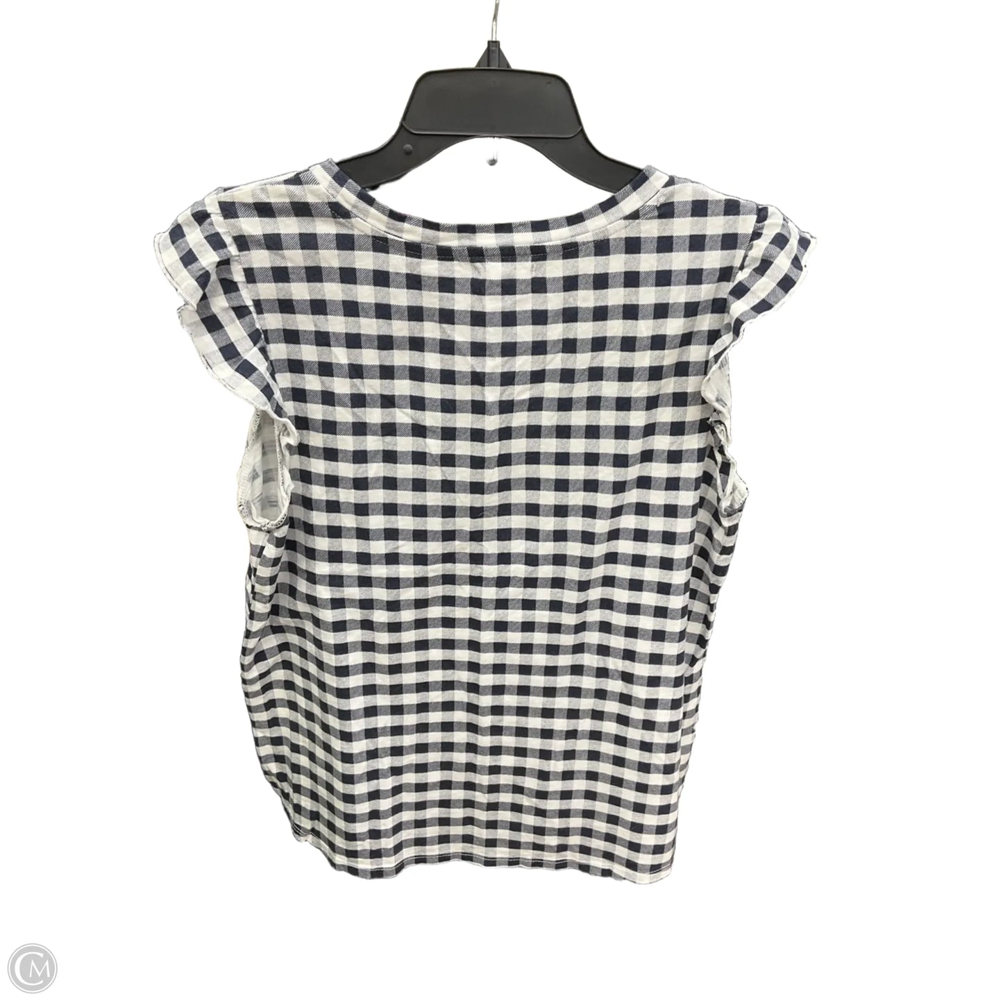 Top Sleeveless By Maurices In Checkered Pattern, Size: L