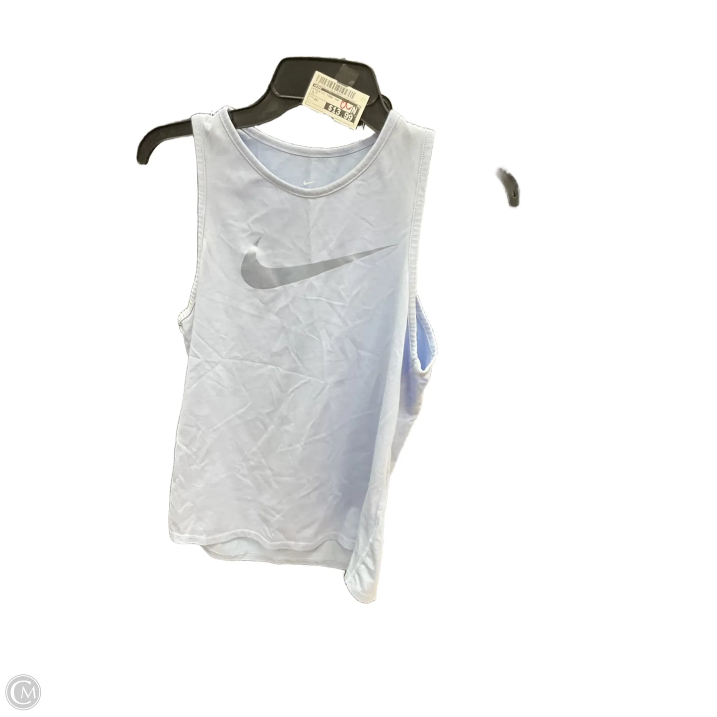 Athletic Tank Top By Nike In Blue, Size: Xs