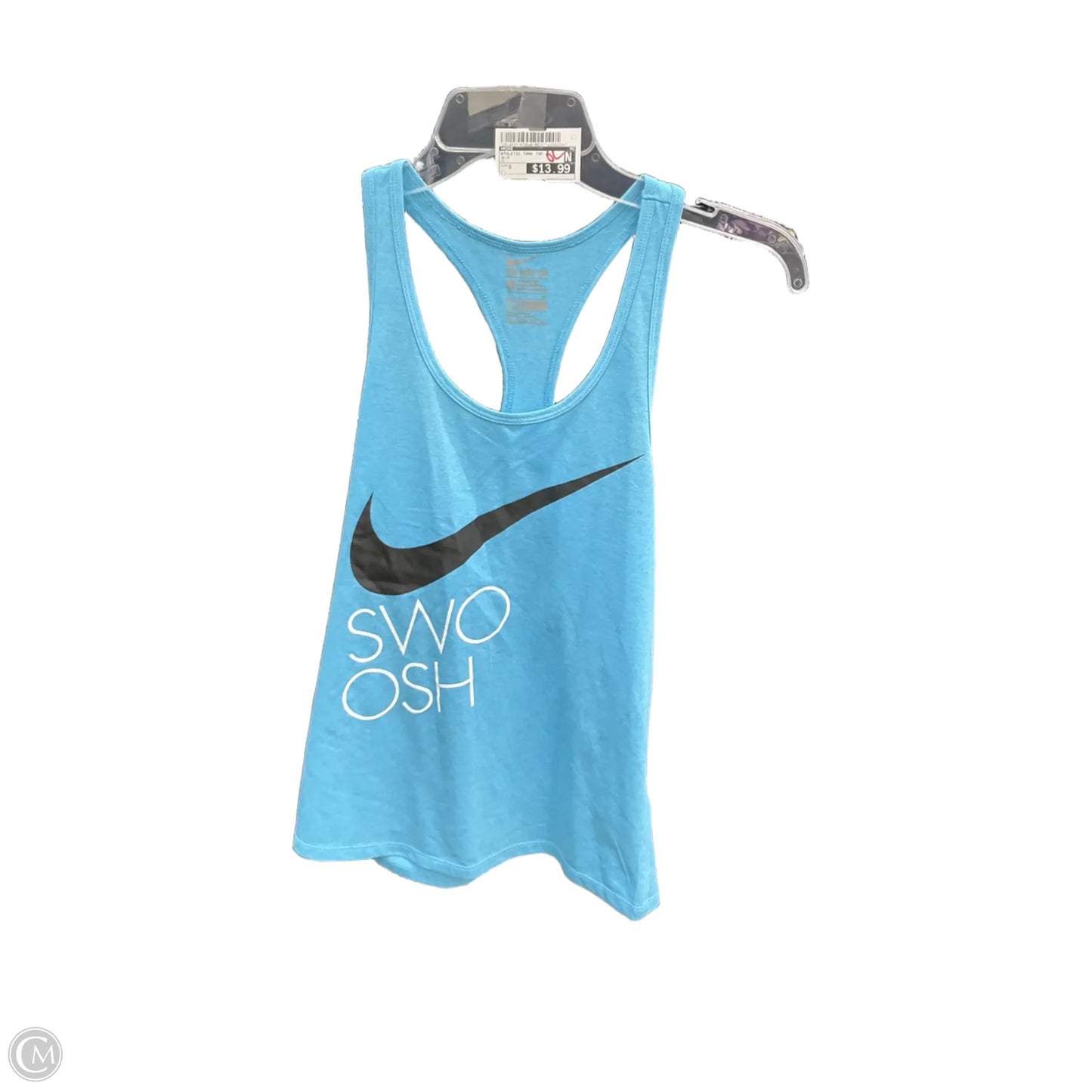 Athletic Tank Top By Nike In Blue, Size: S