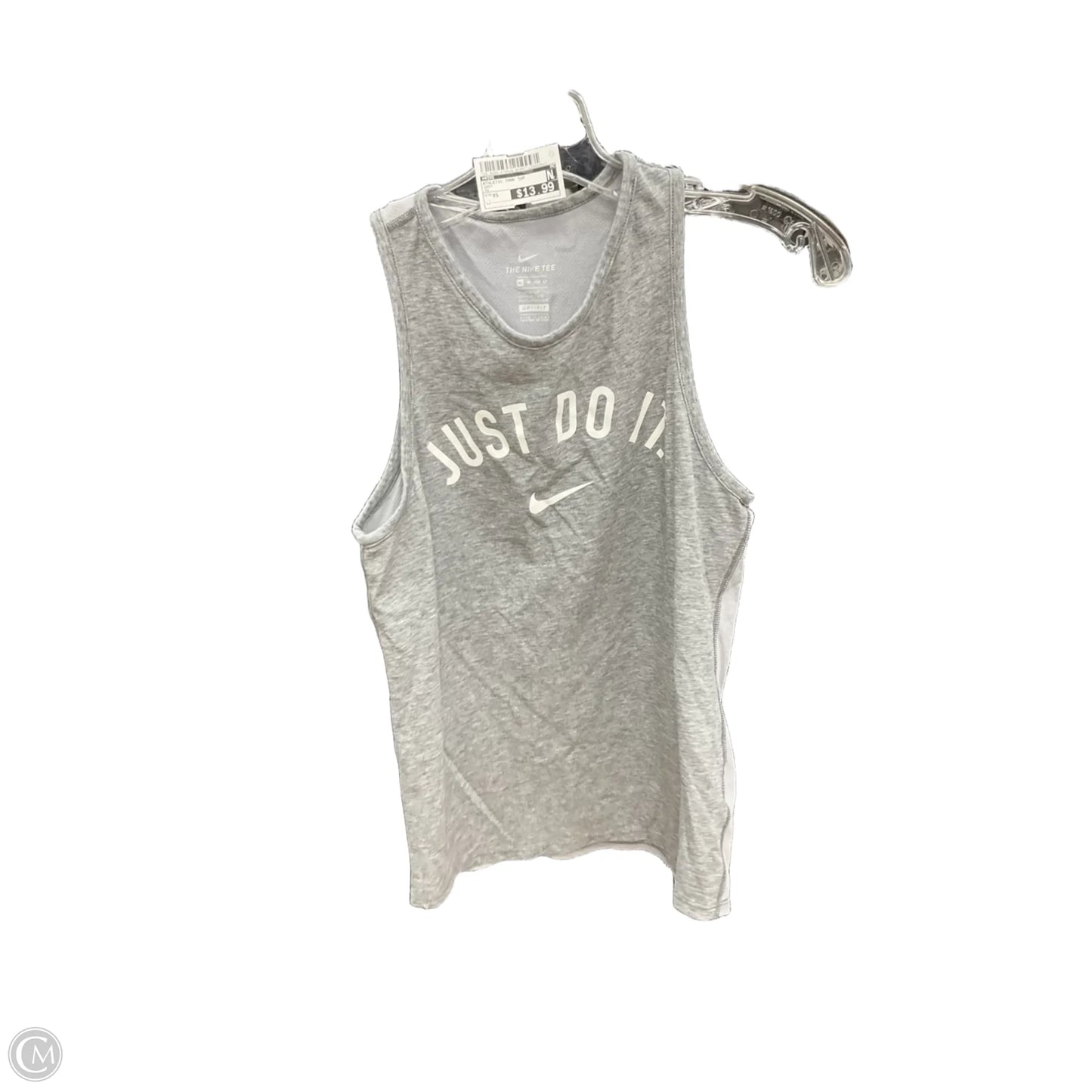 Athletic Tank Top By Nike In Grey, Size: Xs