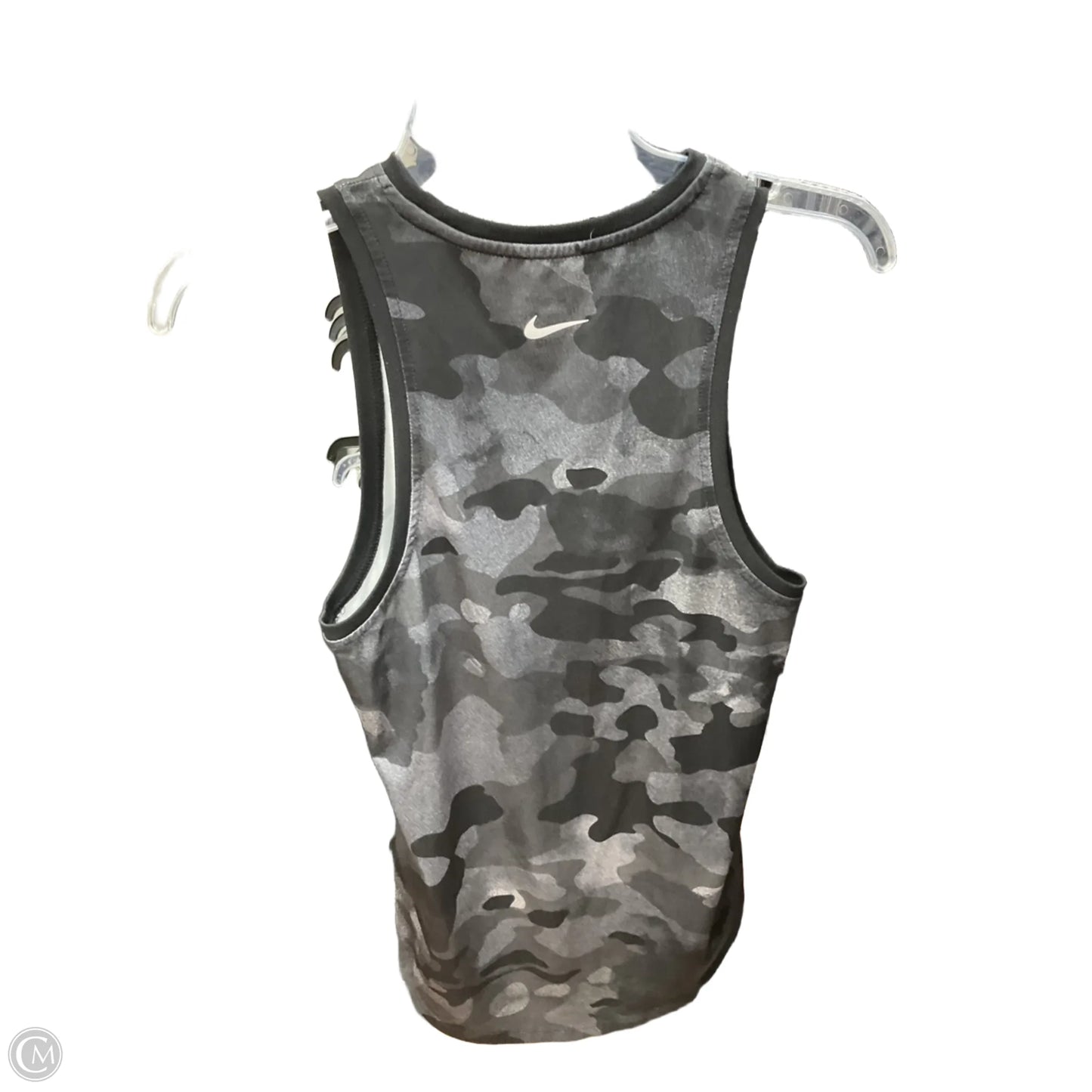 Athletic Tank Top By Nike In Camouflage Print, Size: Xs