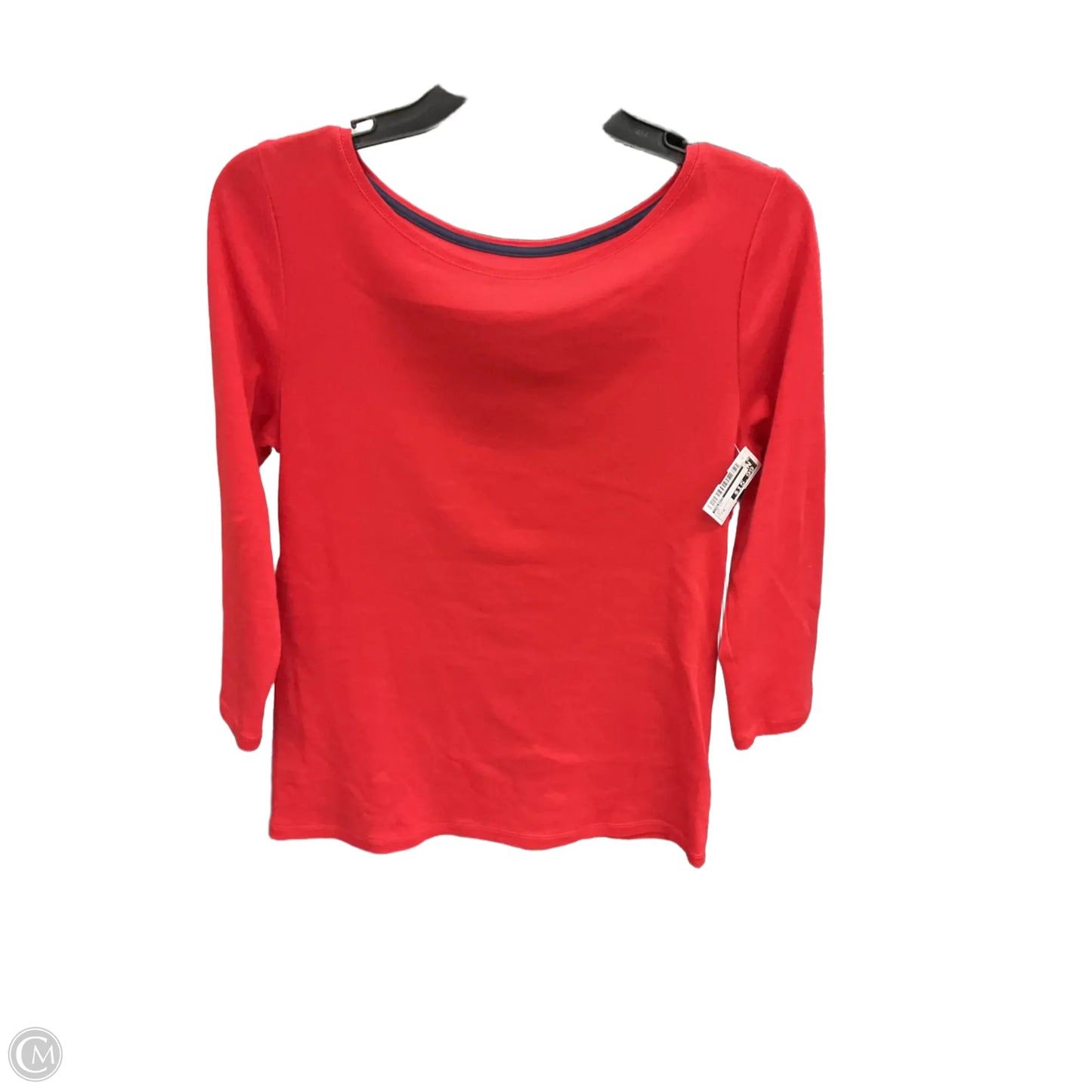 Top Long Sleeve By Talbots In Red, Size: M