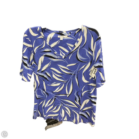 Top Short Sleeve By Chicos In Blue, Size: M