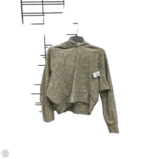 Athletic Sweatshirt Hoodie By Athleta In Camouflage Print, Size: S