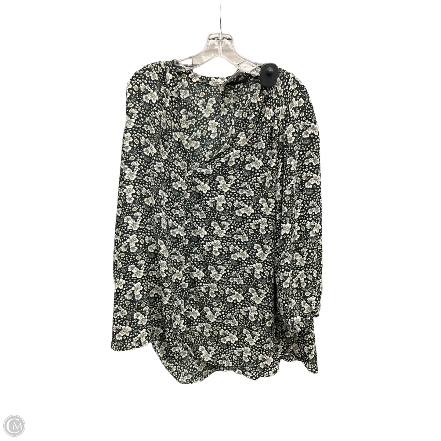 Blouse Long Sleeve By Grace In Green, Size: 3x