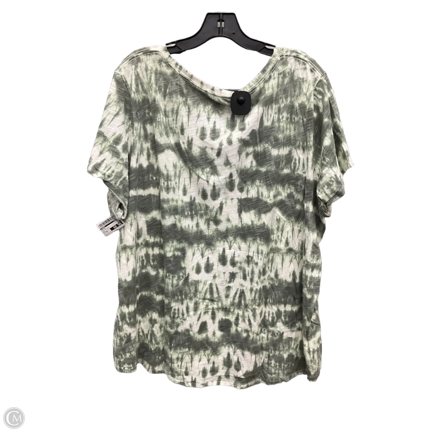 Top Short Sleeve By Sonoma In Tie Dye Print, Size: 3x