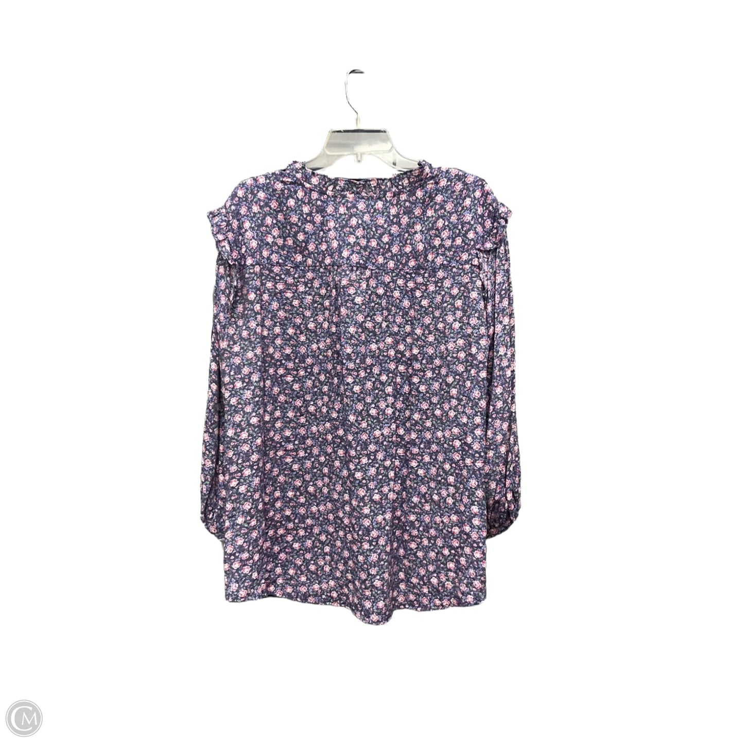 Blouse Long Sleeve By Clothes Mentor In Floral Print, Size: 3x