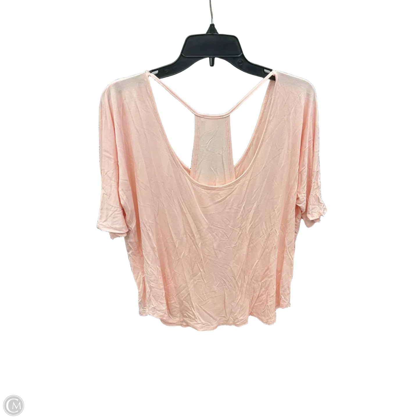 Top Short Sleeve By Venus In Peach, Size: M