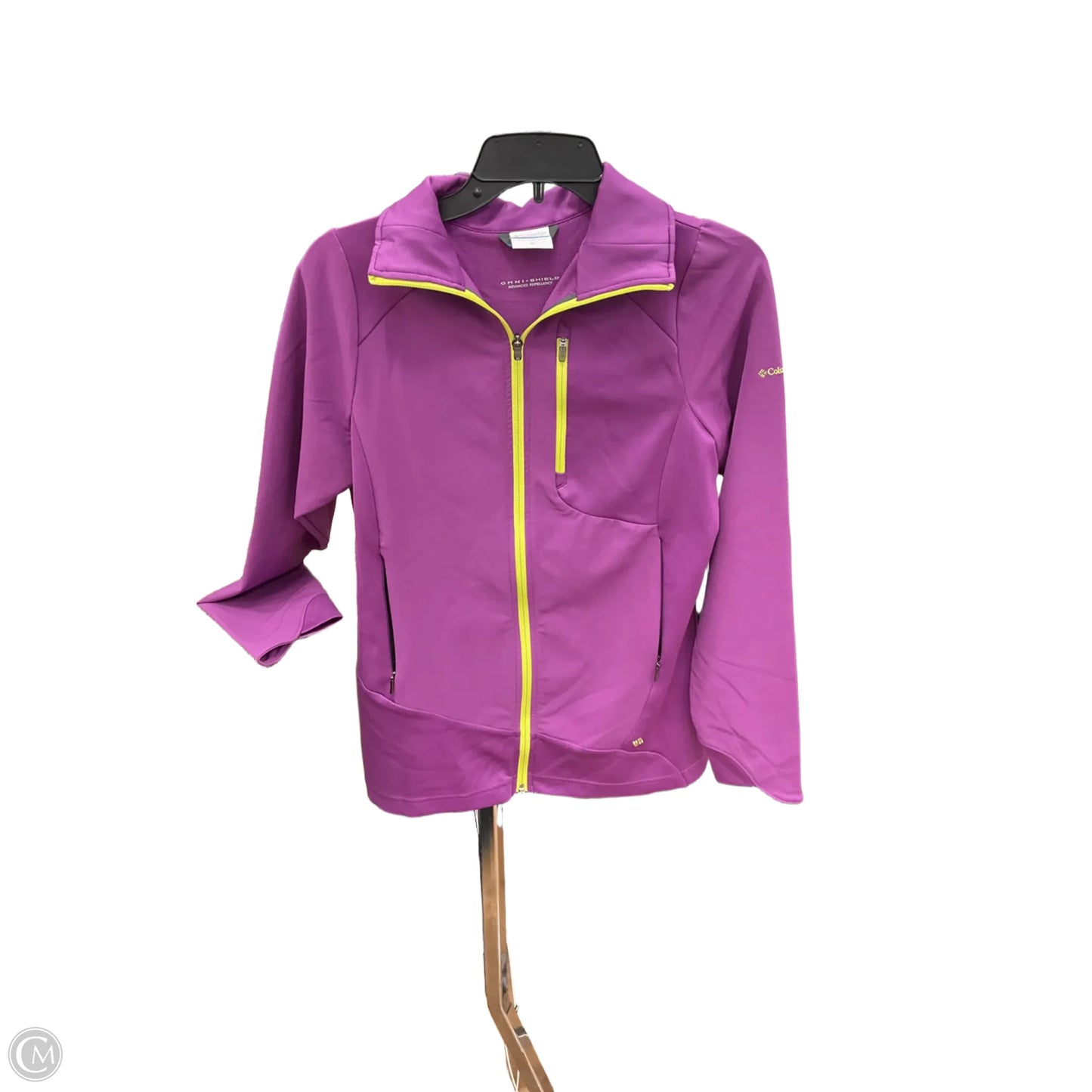 Athletic Jacket By Columbia In Purple, Size: M