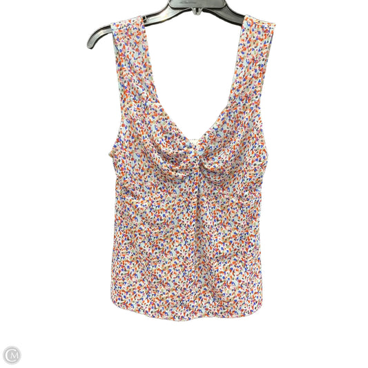 Top Sleeveless By Cabi In Multi-colored, Size: S