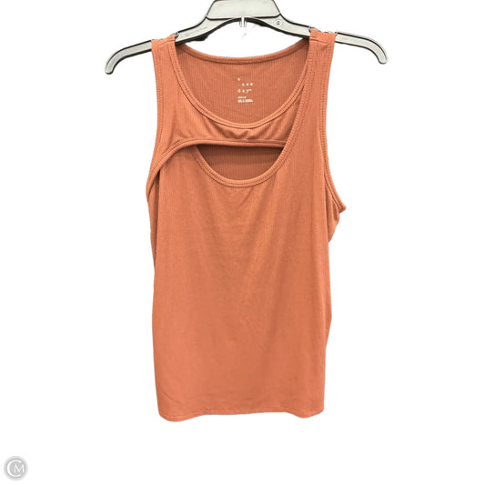 Top Sleeveless Basic By A New Day In Brown, Size: M