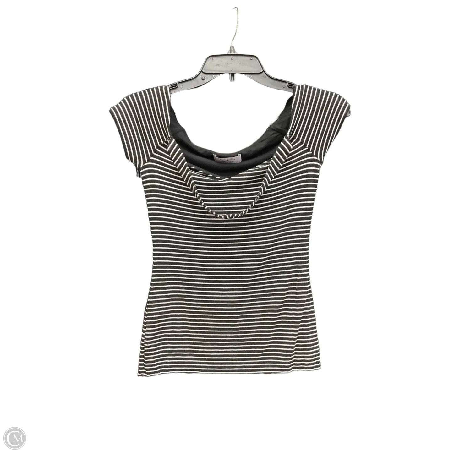 Top Short Sleeve By Bailey 44 In Striped Pattern, Size: S